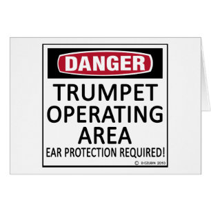Trumpets driftsområde hälsningskort