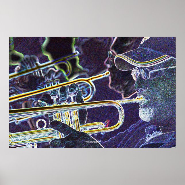 Trumpets, Mile High Jazz Band Poster (Framsidan)