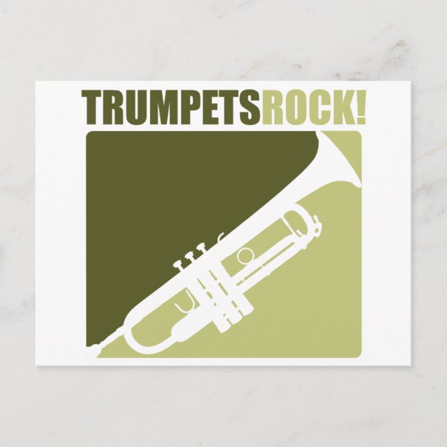 Trumpets Sten! Vykort (Framsida)