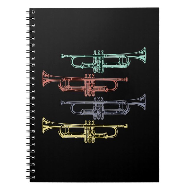 Trumpets Vintage Anteckningsbok (Framsidan)