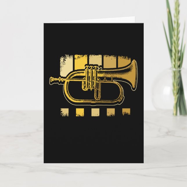 Trumpets Vintage Kort (Framsida)