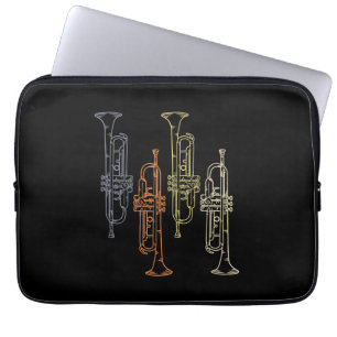 Trumpets Vintage Laptop Fodral