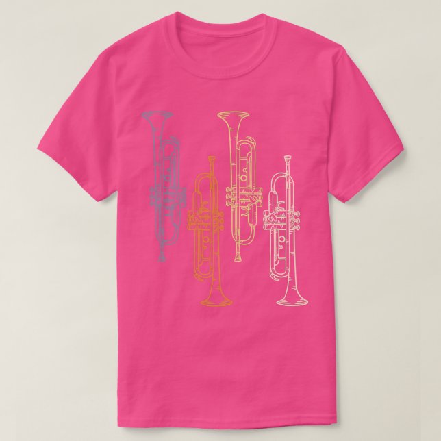 Trumpets Vintage T Shirt (Design framsida)