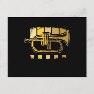 Trumpets Vintage Vykort