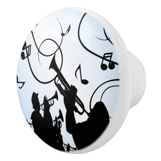 Trumpetsektion Blå musik Knopp (Höger)