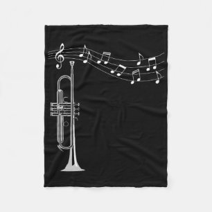 Trumpetspelare Fleecefilt