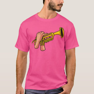 Trumpetspelare Handmusiker Jazzmusik Marchingband T Shirt