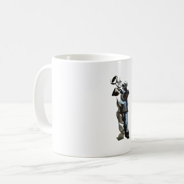 Trumpetspelare Kaffemugg (Framsida vänster)