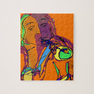 Trumpetspelare… lek den skraj musik! pussel