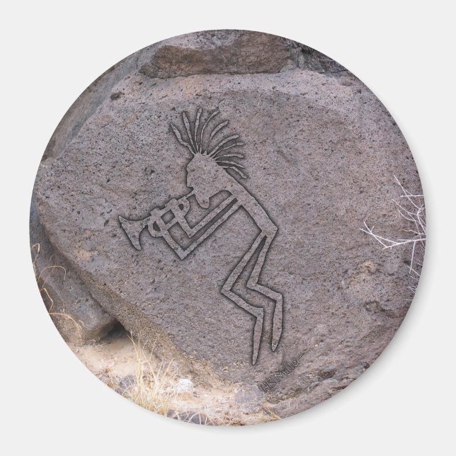 Trumpetspelare Magnet (Framsidan)