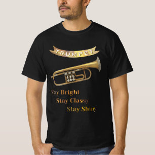 Trumpetspelare Rolig humor Musikinstrument T Shirt