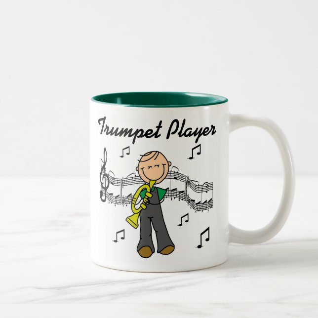 Trumpetspelarmugg Två-Tonad Mugg (Höger)