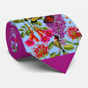 trumpetvin, fjärilshus, hummingbird print slips