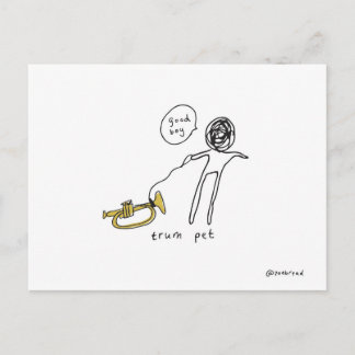 trumpetvykort vykort