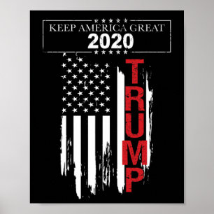 Trumpflagga poster
