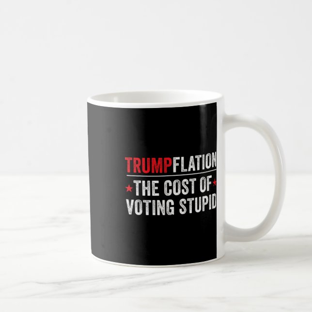 Trumpflation - Rolig liberal och progressiv  Kaffemugg (Höger)