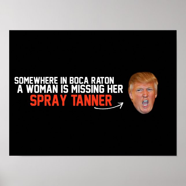 Trumpförebyggande - en kvinna missar sin sprayband poster (Framsidan)