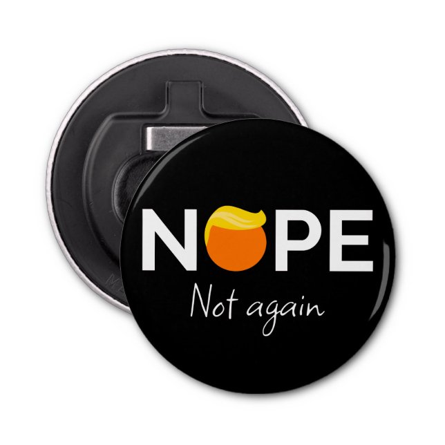 Trumpförebyggande - Nej, inte igen I Flasköppnare (Framsidan)