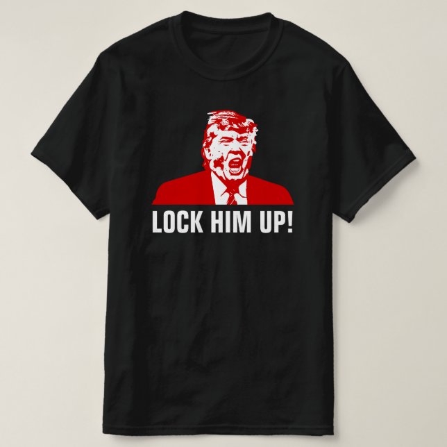 Trumpförebyggande T-Shirt: "LÅT HIM UPP!" T Shirt (Design framsida)