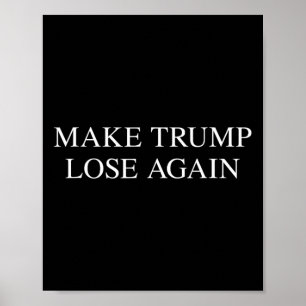 Trumpförlust igen - Trump 2024 Valundersökning Poster
