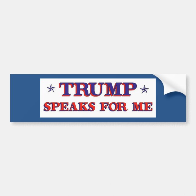 Trumphögtalare för mig bildekal (Framsidan)