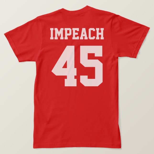 Trumpimpeach 45 tee (Design baksida)