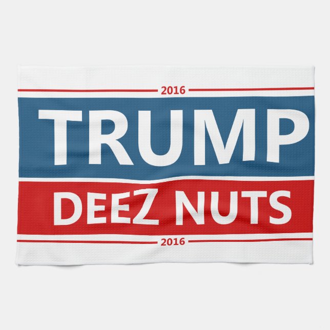 Trumpin Deez nöt! Kökshandduk (Horisontell)