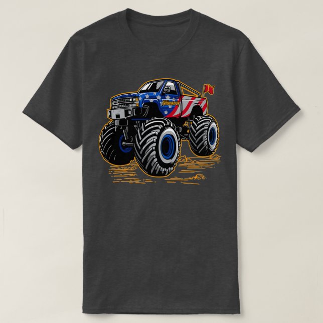 Trumpinator Monster Truck T Shirt (Design framsida)