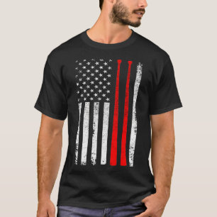 Trumpinnar på en vintage amerikansk för Drummers T Shirt