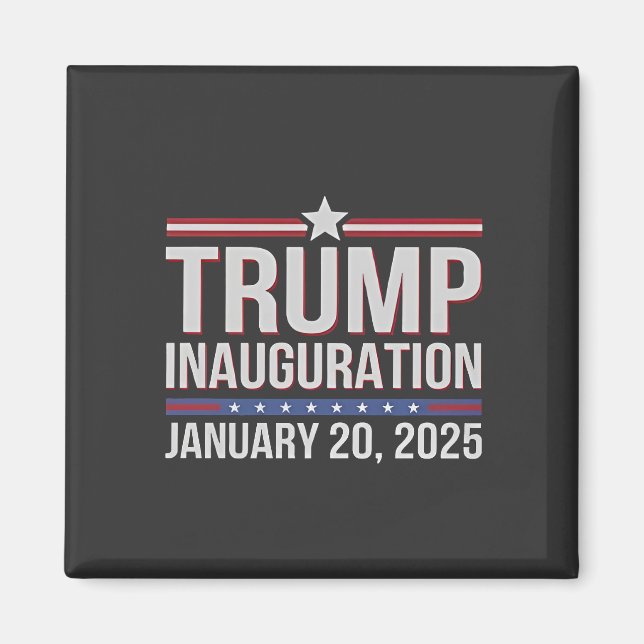 Trumpinvigningsdagen januari 2025 magnet (Framsidan)