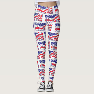 Trumpism - president Trumps-politik för Amerika Leggings
