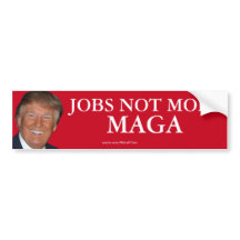 Trumpjobb - inte Mobster MAGA-stötfångare
