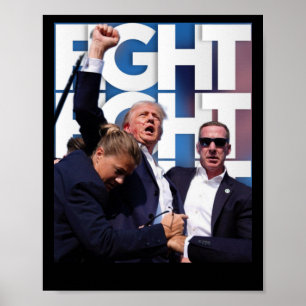 Trumpkampen för Amerika är oöverkomlig Poster