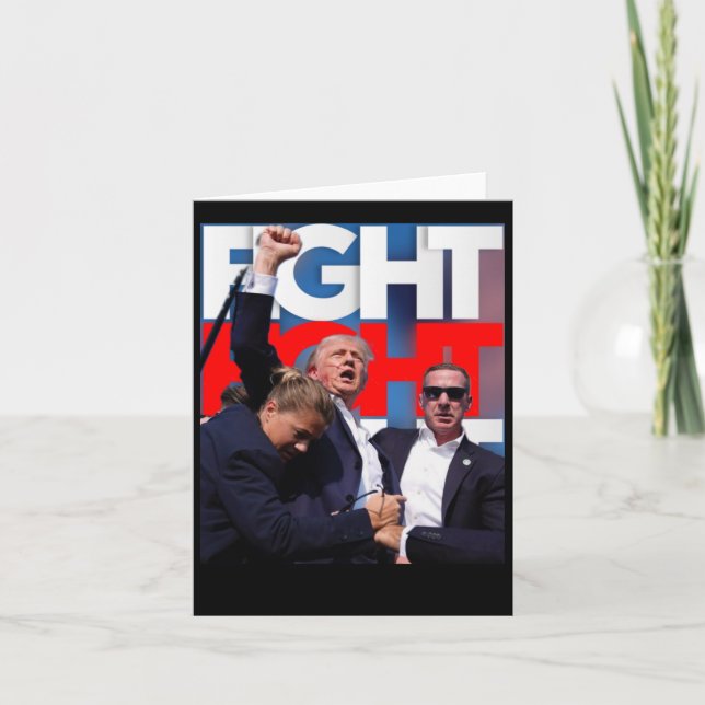 Trumpkampen för Amerika Trump Obesegrad 1 Kort (Framsida)