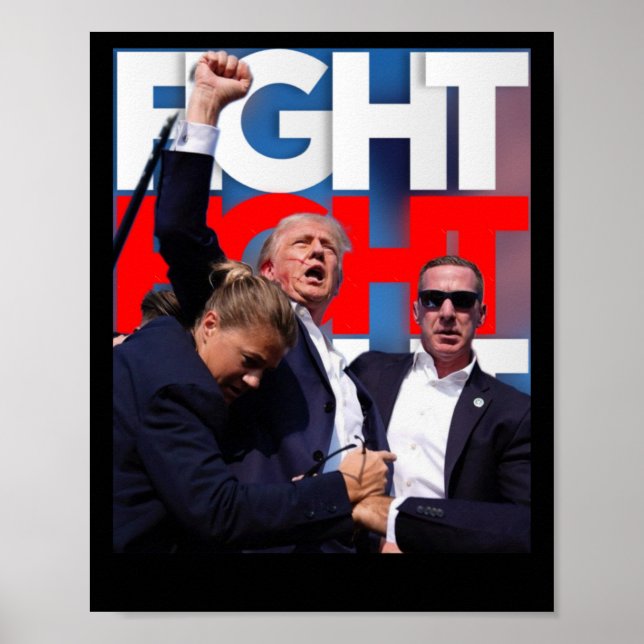 Trumpkampen för Amerika Trump Obesegrad 1 Poster (Framsidan)