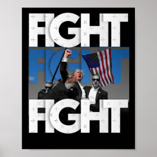Trumpkampen för Amerika Trump Obesegrad 2 Poster