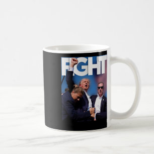 Trumpkampen för Amerika Trump Obesegrad 3 Kaffemugg