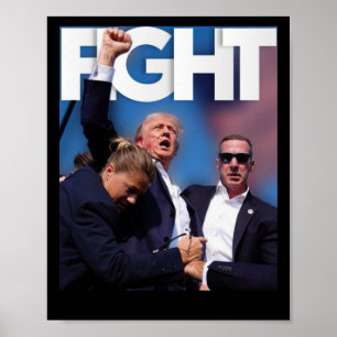 Trumpkampen för Amerika Trump Obesegrad 3 Poster