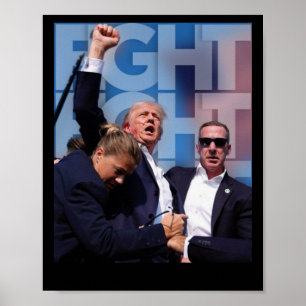 Trumpkampen för Amerika Trump Obesegrad 4 Poster