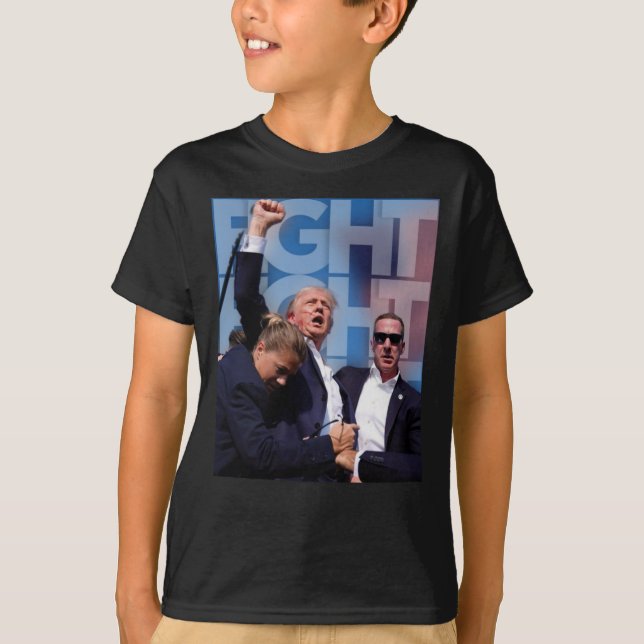 Trumpkampen för Amerika Trump Obesegrad 4 T Shirt (Framsida)