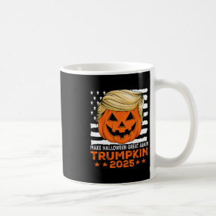 Trumpkin 2025 Usa Gör Halloween Större Igen Rolig Kaffemugg