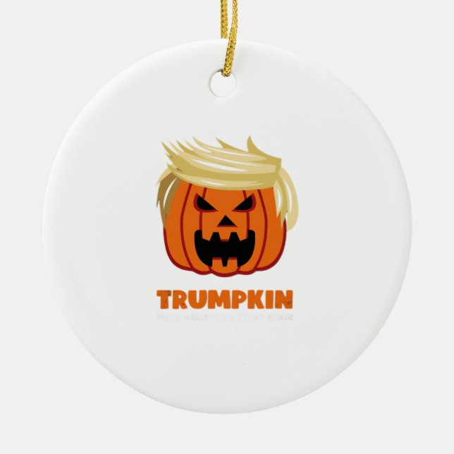 Trumpkin Classic Design Julgransprydnad Keramik (Framsidan)