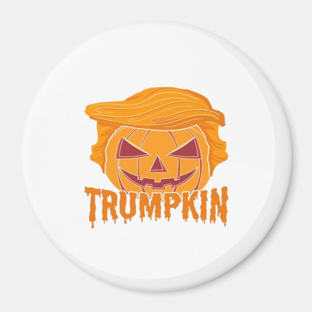 Trumpkin Classic - Pumpkin President Stil Magnet (Framsidan)