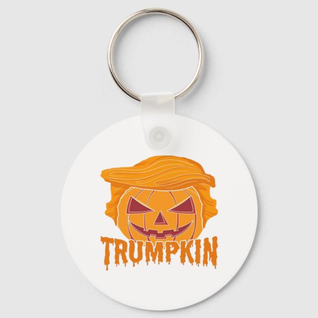 Trumpkin Classic - Pumpkin President Stil Nyckelring (Framsida)