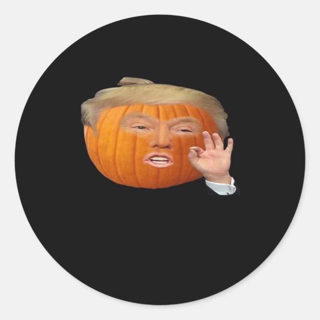 Trumpkin Design Basic & Classic Runt Klistermärke (Framsida)