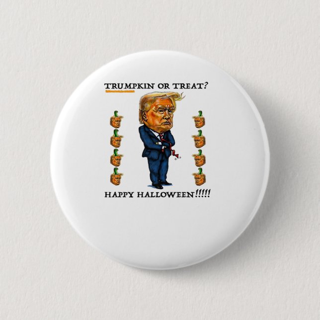 Trumpkin eller treat Classic Knapp (Framsida)