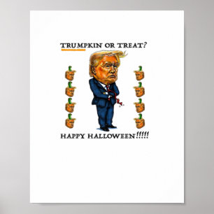 Trumpkin eller treat Classic Poster