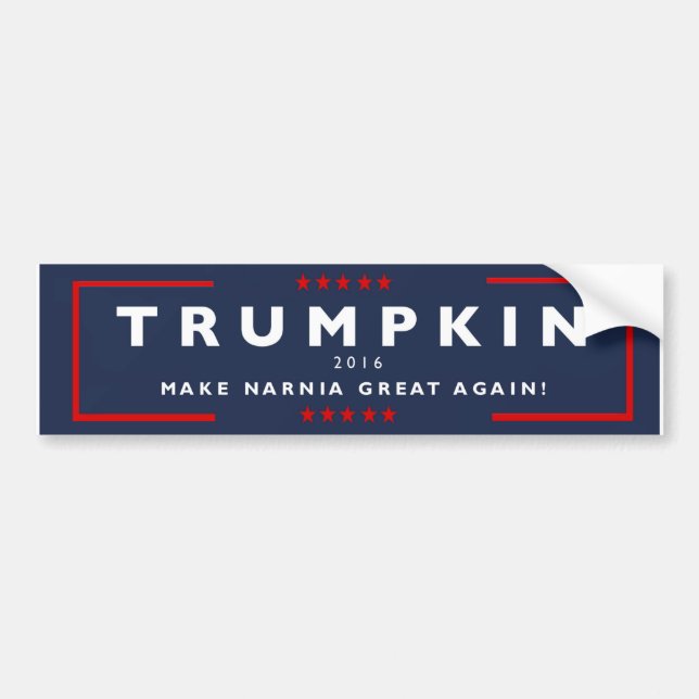 Trumpkin för den presidentbildekalet 2016 bildekal (Framsidan)