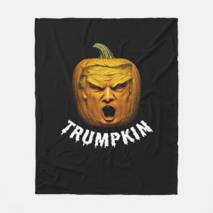 Trumpkin - Funny Donald Pumpkin Halloween Fleecefilt