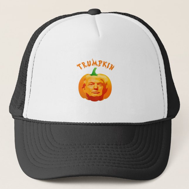 Trumpkin Funny Halloween Costume - Retro MAGA Styl Keps (Framsida)